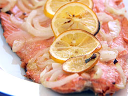 Parting the Clouds - Grilled Sockeye Salmon Parting the Clouds - Grilled Sockeye Salmon