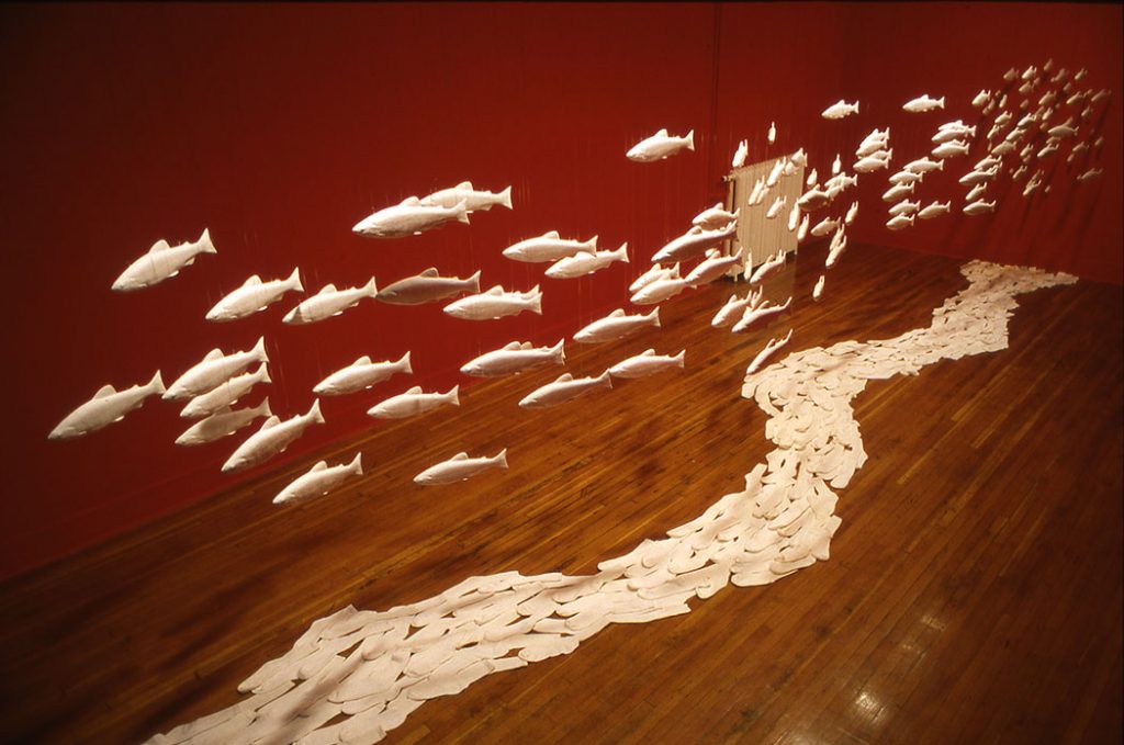 "The River" installation