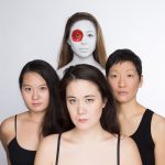 Nadeshiko PROMO – Playwright Keiko with female cast (c) John Cornicello