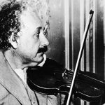 albert einstein-violin