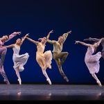 Pacific Northwest Ballet company dancers in Jerome Robbins’ Dances at a Gathering. Photo © Angela Sterling.