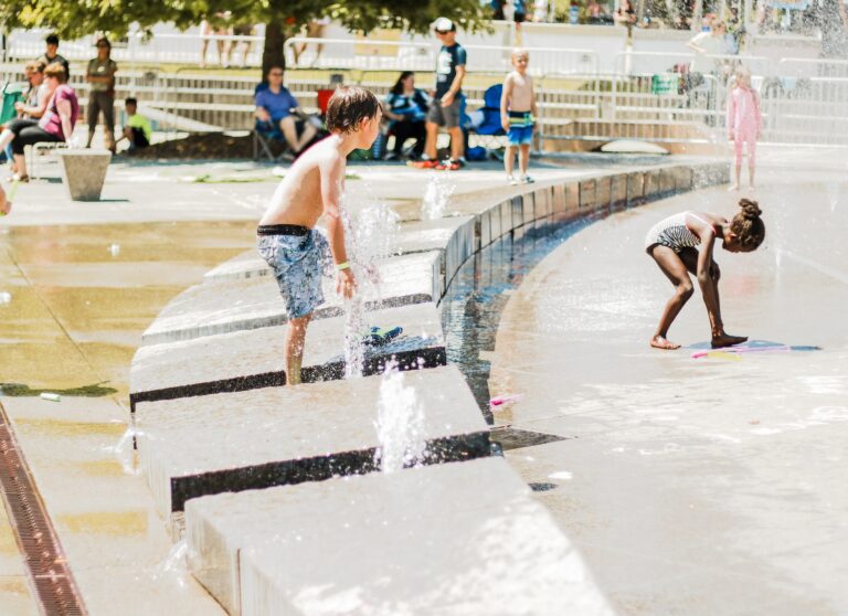新噴水公園       夏日免費消暑地   