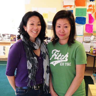 Janice Deguchi and Man Wai Chiu at Denise Louie Education Center