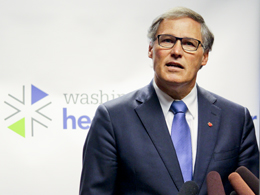 Gov. Inslee on WA Healthplanfinder (Photo: Lillian Young)