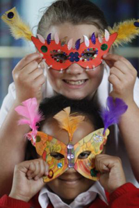 Carnival Masks at The Burke