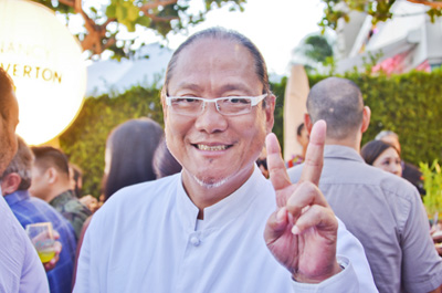 Masaharu Morimoto at A Lucky MODERN Buddha Belly - HFWF (Photo: Jocelyn Chui) Masaharu Morimoto at A Lucky MODERN Buddha Belly - HFWF (Photo: Jocelyn Chui)
